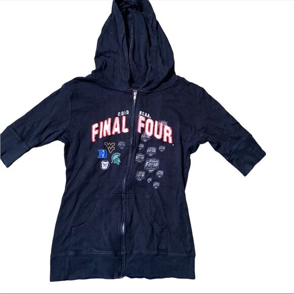 Vintage Final Four 2010 NCAA Indianapolis Short Sleeved Full Zip Hoodie large - Picture 5 of 5